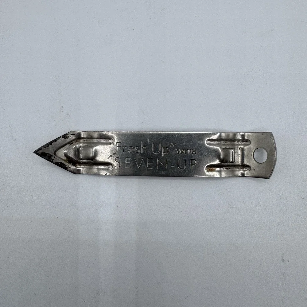 Vintage 7-Up Bottle Can Opener  Fresh Up With Seven Up You Like It It Likes You